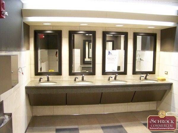 Commercial Bathroom Lighting – Google Search | I Design Restrooms In Commercial Bathroom Mirrors (Photo 2 of 15)