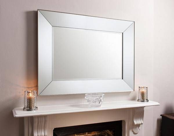 Contemporary Gallery Vasto Wall Mirror Angled Mirrored Frame In Angled Wall Mirrors (Photo 6 of 15)