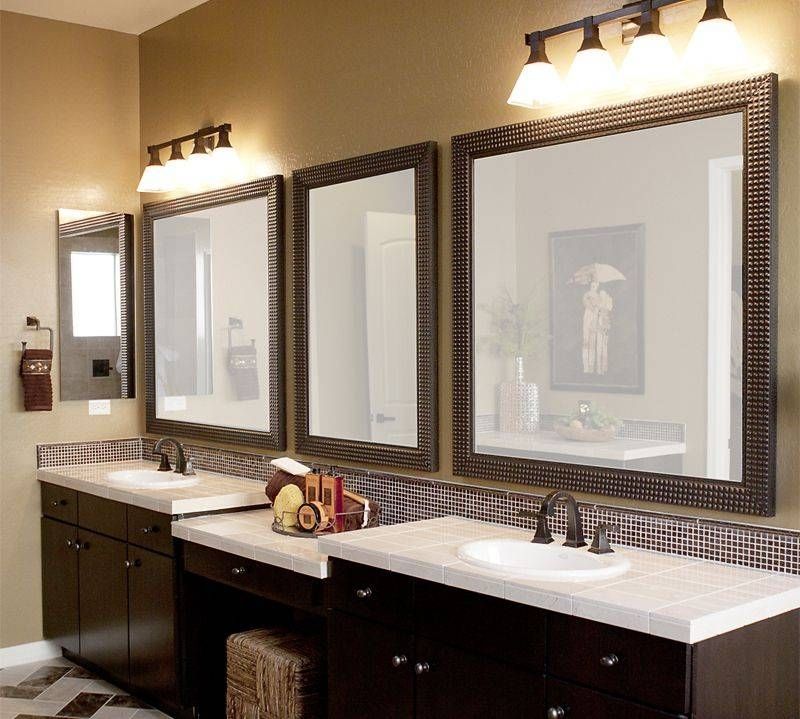 Decorative Bathroom Vanity Mirrors In Elegant Bathroom – Amaza Design For Bathroom Vanity Mirrors (View 10 of 15)
