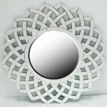 Decorative Round Wall Mirror With Smooth Polished Edge | Global In Round Decorative Wall Mirrors (View 3 of 15)