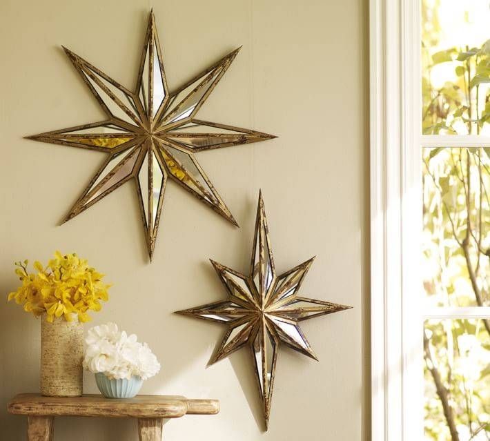 Decorative Star Mirror | Pottery Barn With Star Wall Mirrors (Photo 6 of 15)