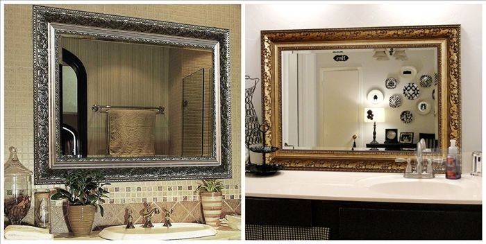 Decorative Wall Mirrors For Bathrooms – Homes Zone Regarding Decorative Wall Mirrors For Bathrooms (View 6 of 15)