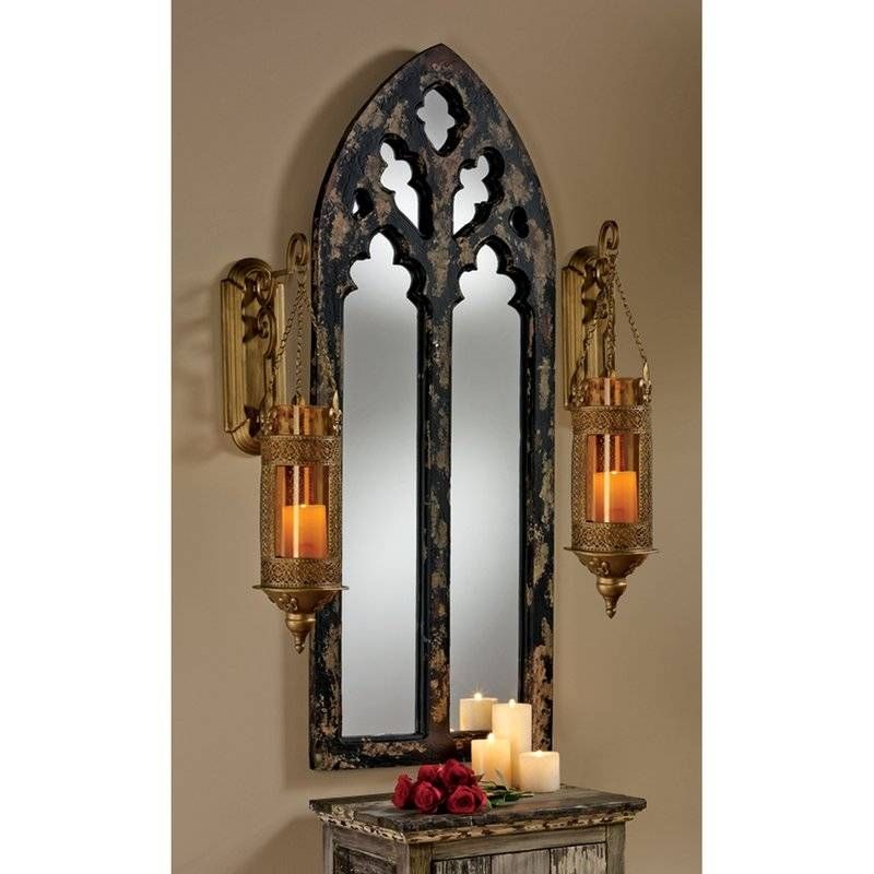 Design Toscano Gothic Cathedral Arch Wall Mirror & Reviews | Wayfair In Arch Wall Mirrors (View 5 of 15)
