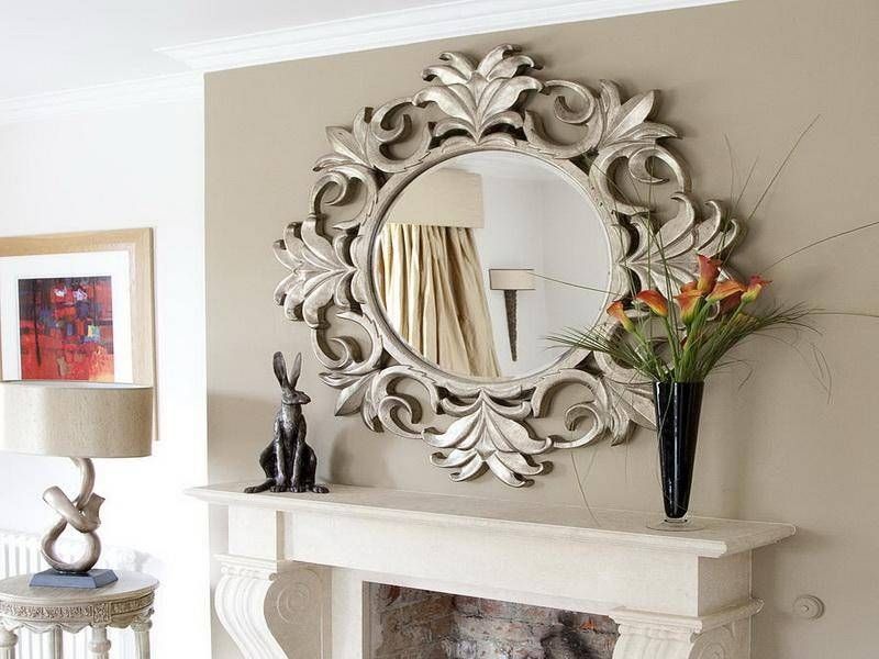 Designer Mirror For Living Room Shock Unique And Stunning Wall With Stunning Wall Mirrors (View 5 of 15)