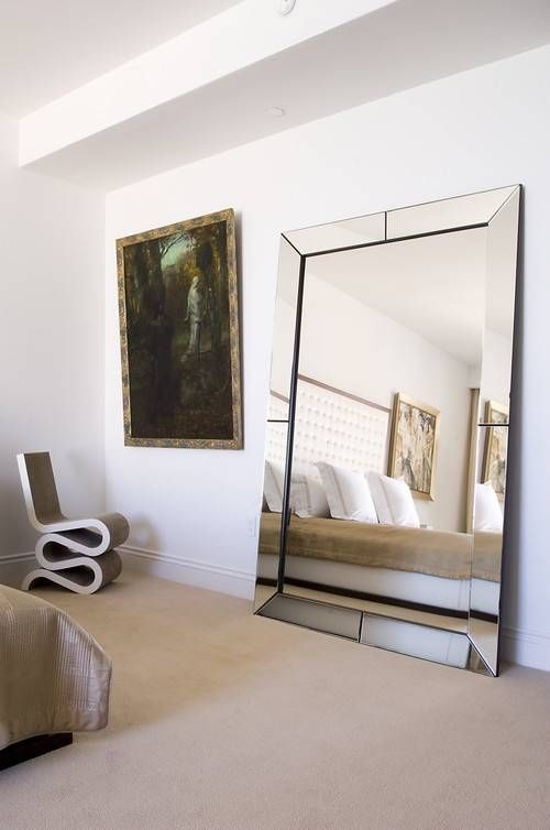 Easy Steps On How To Secure Large Mirrors Throughout Large Leaning Wall Mirrors (View 9 of 15)