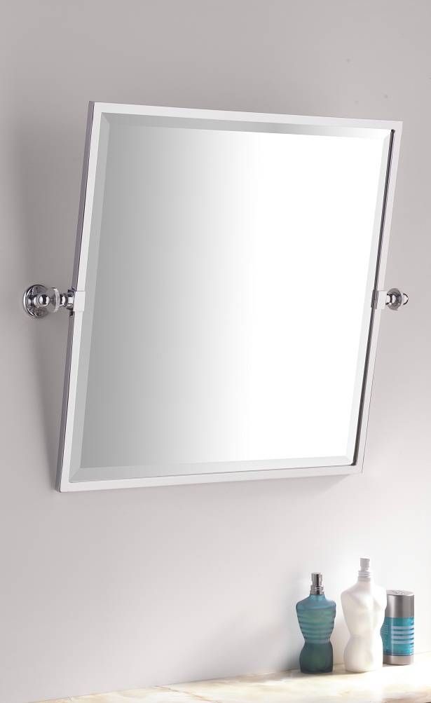 Elegant Tilting Bathroom Mirror Tilt Bathroom Mirror Rectangular For Tilt Wall Mirrors (Photo 1 of 15)