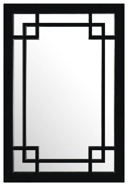 Elmwood Window Style Mirror – Asian – Wall Mirrors  China Regarding Asian Wall Mirrors (Photo 1 of 15)