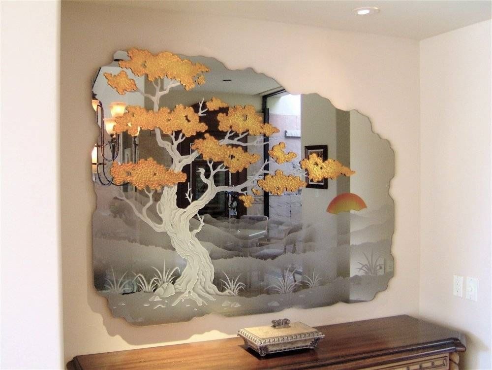 Etched Mirrors – No Chance For Paparazzi | Best Decor Things Within Decorative Etched Wall Mirrors (Photo 3 of 15)