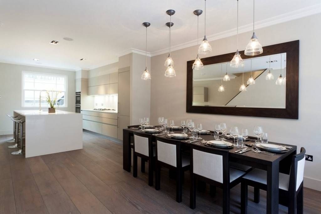 Extra Large Wall Mirrors For Dining Room With Mini Pendant Lights For Mini Wall Mirrors (Photo 12 of 15)