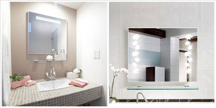 Fancy Inspiration Ideas Vanity Wall Mirrors For Bathroom Frameless Regarding Bathroom Vanity Wall Mirrors (Photo 1 of 15)