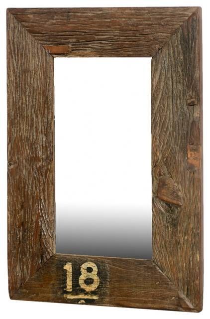 Forever 18 Rustic Wide Framed Reclaimed Wood Wall Mirror – Rustic In Rustic Wood Wall Mirrors (Photo 5 of 15)