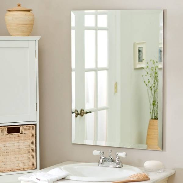 Featured Photo of Top 15 of Large Wall Mirrors Without Frame