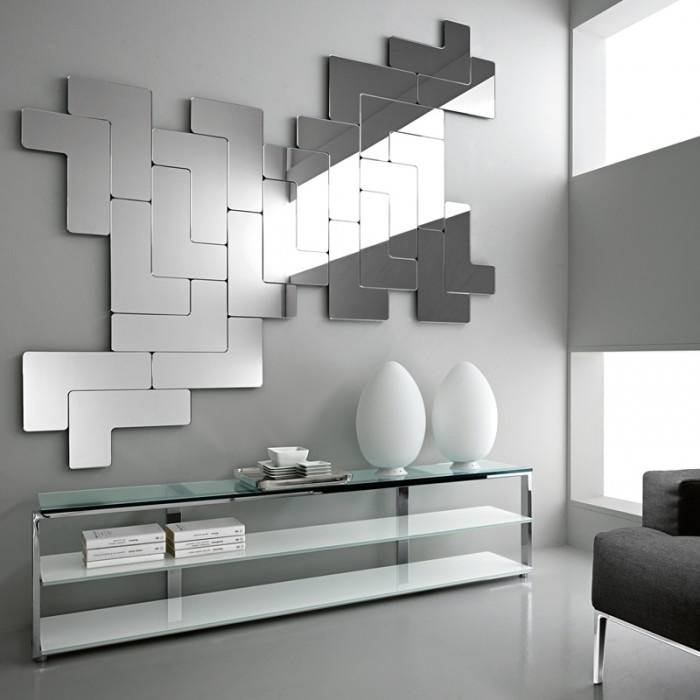 Geometric , Abstract And #modern #mirror Design! We'd Welcome The With Abstract Wall Mirrors (Photo 1 of 15)