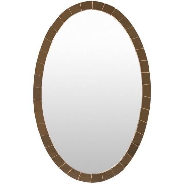 Hailee Mdf Framed Small Size Oval Wall Mirror – Free Shipping For Small Oval Wall Mirrors (View 13 of 15)