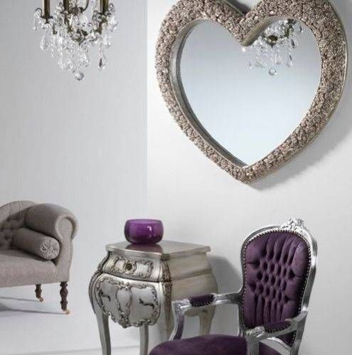 Heart Shaped Mirrors Intended For Heart Shaped Wall Mirrors (View 10 of 15)
