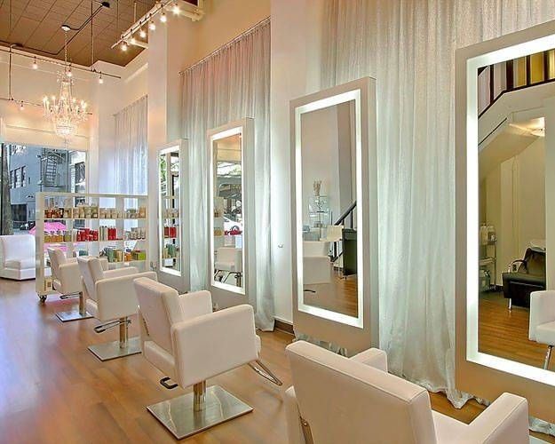 High Style Hair Salons | Salons, Elle Decor And Salon Ideas Regarding Salon Wall Mirrors (Photo 8 of 15)