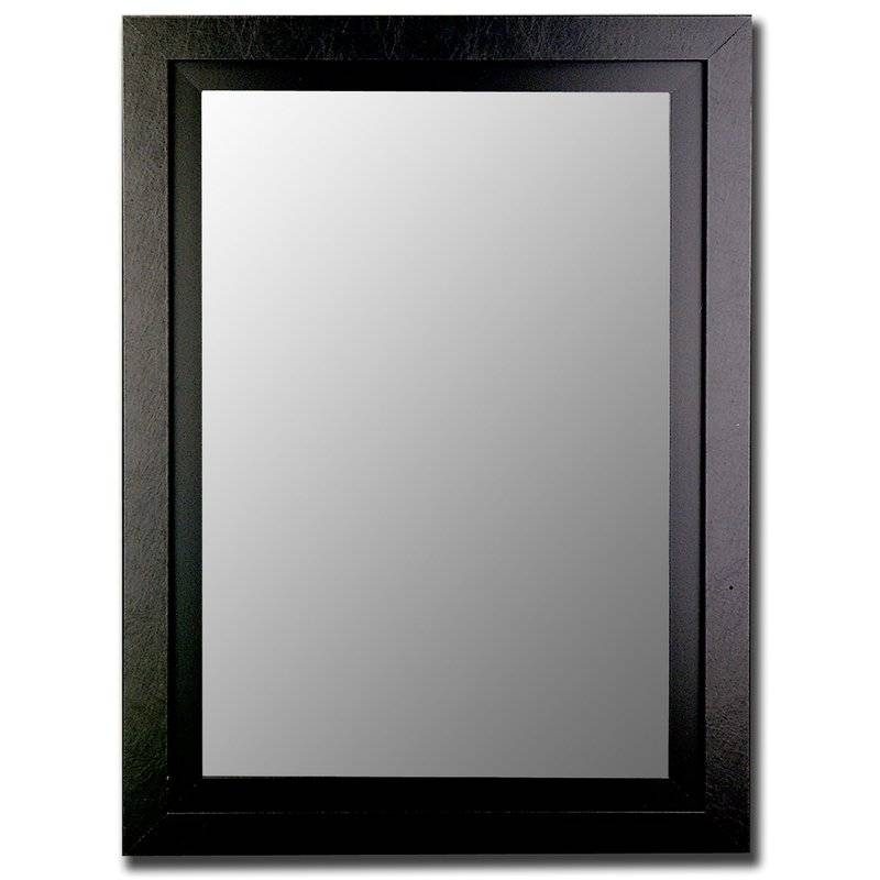 Hitchcock Butterfield Company Contemporary Wide Black Wall Mirror With Regard To Black Wall Mirrors (Photo 1 of 15)