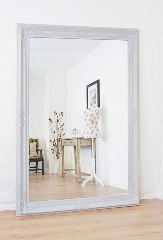 Home Decor With Wall Mirrors In Full Length Wall Mounted, Gym Regarding Long White Wall Mirrors (View 4 of 15)