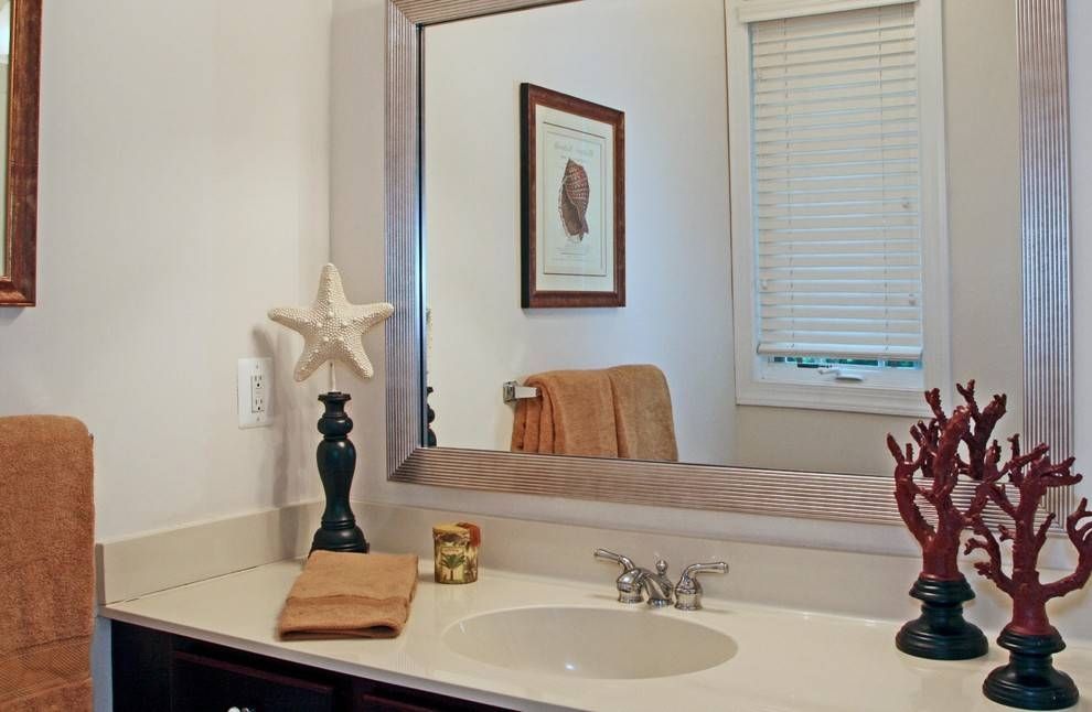 Incredible Large Framed Wall Mirrors Decorating Ideas Gallery In For Framing Bathroom Wall Mirrors (Photo 12 of 15)