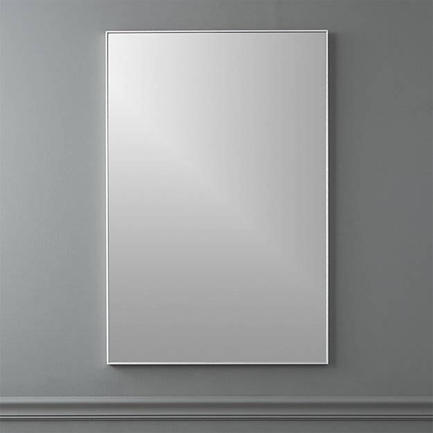 Infinity 24"x36" Rectangular Wall Mirror | Cb2 In Wall Mirrors 24 X 36 (Photo 3 of 15)