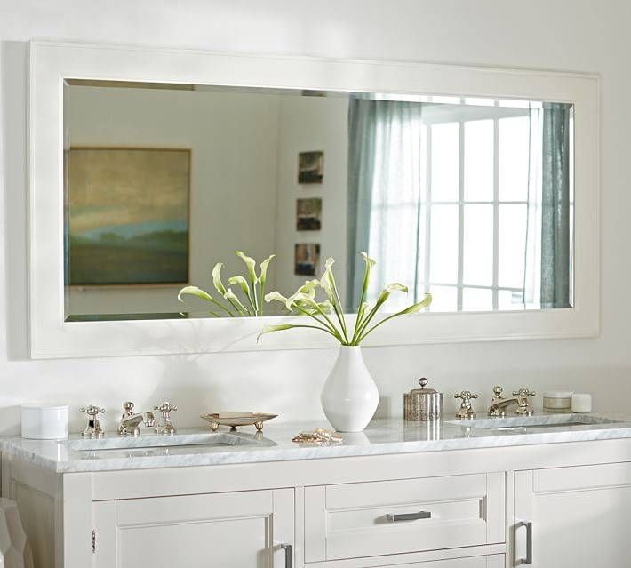 Inspiring Large Bathroom Vanity Mirrors Custom Bathroom Mirrors With Custom Bathroom Vanity Mirrors (Photo 6 of 15)