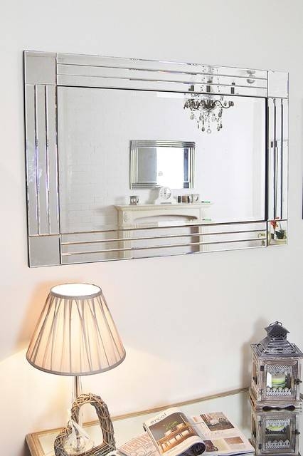 Large Modern Decorative Wall Fair Large Designer Wall Mirrors For Large Modern Wall Mirrors (Photo 1 of 15)