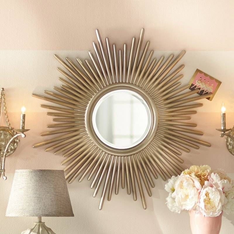 Large & Oversized Wall Mirrors You'll Love | Wayfair For Large Sunburst Wall Mirrors (View 9 of 15)