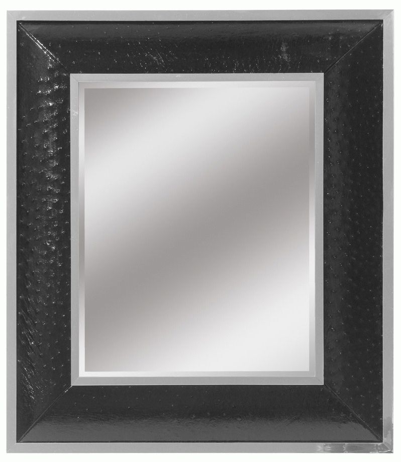 Leather Mirrors, Leather Wall Mirrors, Leather Framed Mirror For Leather Framed Wall Mirrors (Photo 4 of 15)