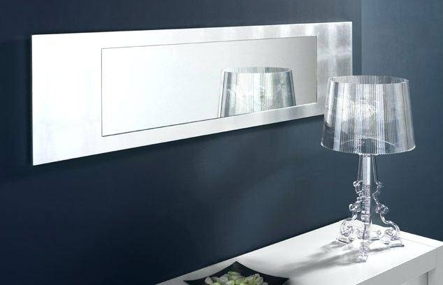 Long Rectangular Wall Mirror Long Rectangle Wall Mirror Long Thin Inside Long Rectangular Wall Mirrors (Photo 1 of 15)