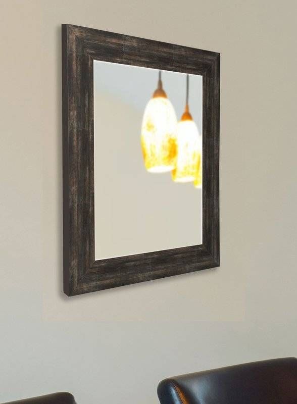 Loon Peak Brushed Classic Wall Mirror & Reviews | Wayfair For Classic Wall Mirrors (Photo 13 of 15)