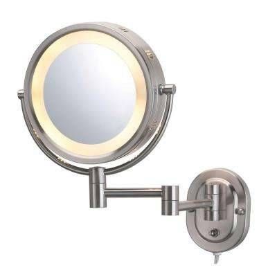 Makeup Mirrors – Bathroom Mirrors – The Home Depot With Magnifying Vanity Mirrors For Bathroom (View 14 of 15)