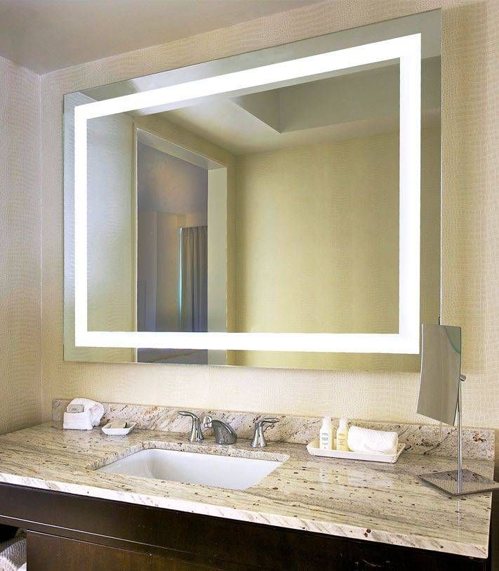 Marvellous Led Lighted Mirrors Bathrooms 64 On Online With Led Within Led Lighted Mirrors (Photo 6 of 15)