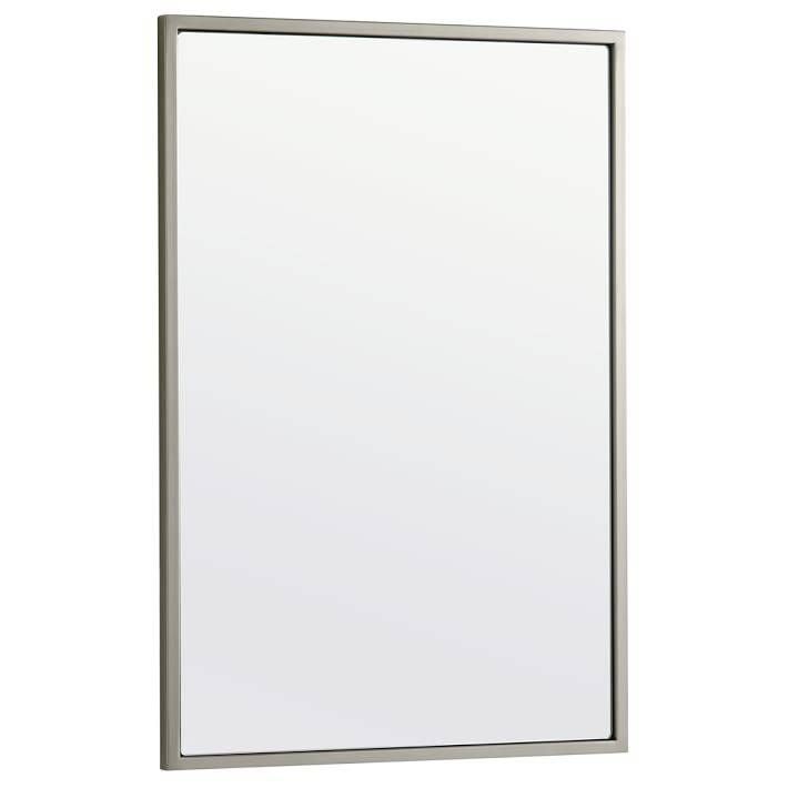 Metal Framed Wall Mirror | West Elm Inside Metal Frame Wall Mirrors (View 4 of 15)