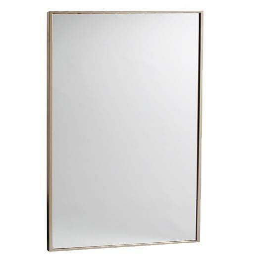 Metal Framed Wall Mirror | West Elm With Metal Frame Wall Mirrors (Photo 1 of 15)