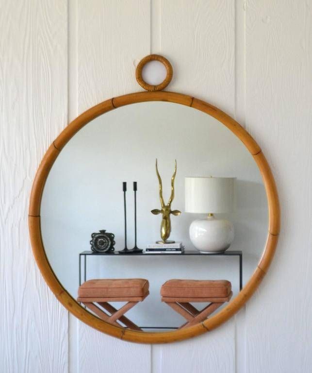 Mid Century Bamboo Wall Mirror At 1stdibs For Mid Century Wall Mirrors (Photo 5 of 15)
