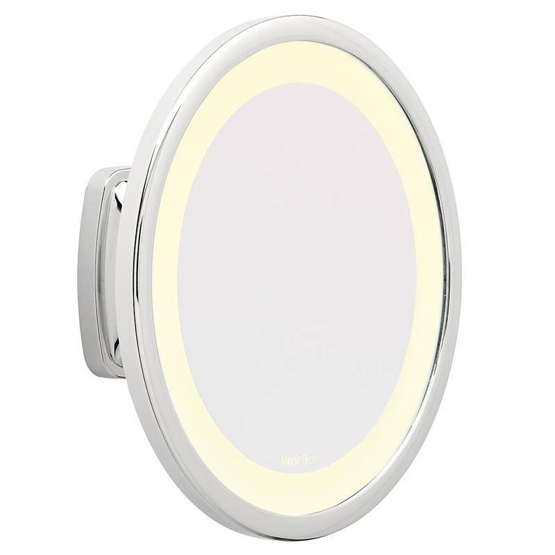 Miroir Brot Lighted Wall Mount Mirrors With Regard To Swivel Wall Mirrors (View 5 of 15)