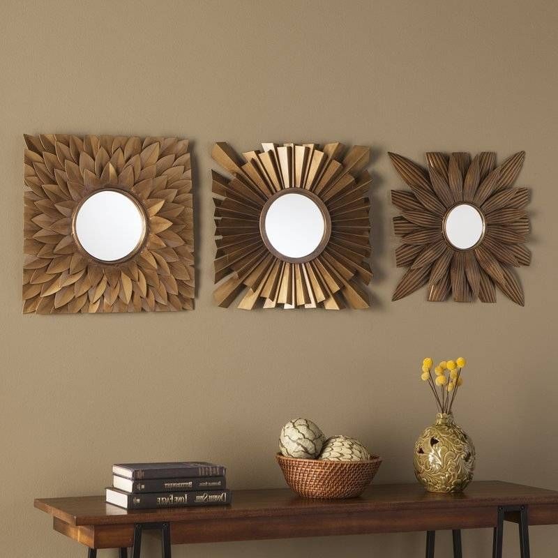 Mirror Sets You'll Love | Wayfair Inside Set Of Wall Mirrors (Photo 13 of 15)