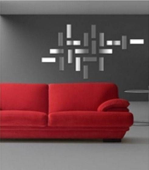 Mirror Sticker, Wall Decor Ideas For Spacious Room Design Regarding Wall Mirror Decals (Photo 12 of 15)