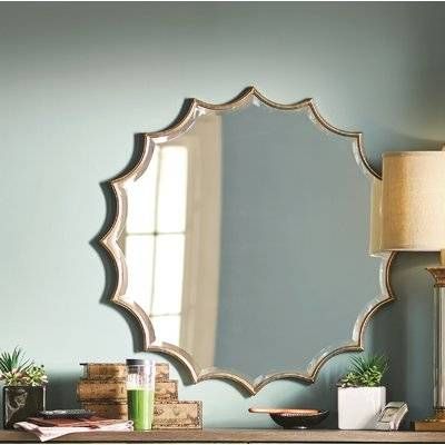 Mistana Valerie Starburst Vertical Wall Mirror & Reviews | Wayfair With Vertical Wall Mirrors (Photo 14 of 15)