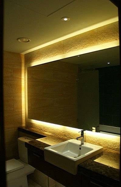 Modern Bathroom Light Mirror,backlit Wall Mirrors,16 Years Supply Intended For Backlit Wall Mirrors (Photo 1 of 15)