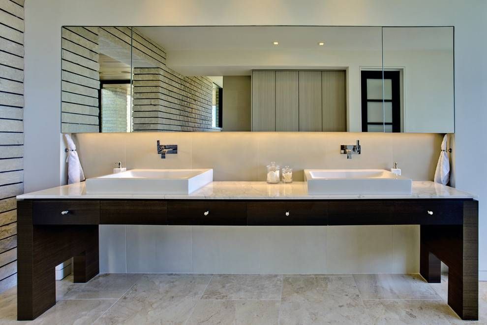 Modern Bathroom Mirrors Bathroom Contemporary With Bathroom Mirror Intended For Modern Bathroom Mirrors (Photo 13 of 15)