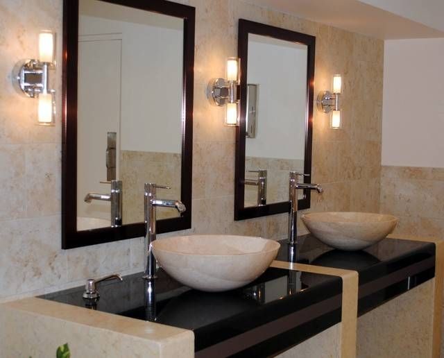 Modern Mirrors – Modern – Bathroom – Miami  Cmf Custom Mirrors Regarding Commercial Bathroom Mirrors (View 3 of 15)