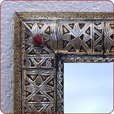 Moroccan Mirror, Wall Mirror, Silver Mirror, Moroccan Decor In Moroccan Wall Mirrors (View 11 of 15)