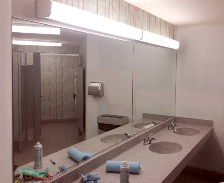 Our Portfolio Of Commercial Window Replacement & New Installation Pertaining To Commercial Bathroom Mirrors (Photo 6 of 15)