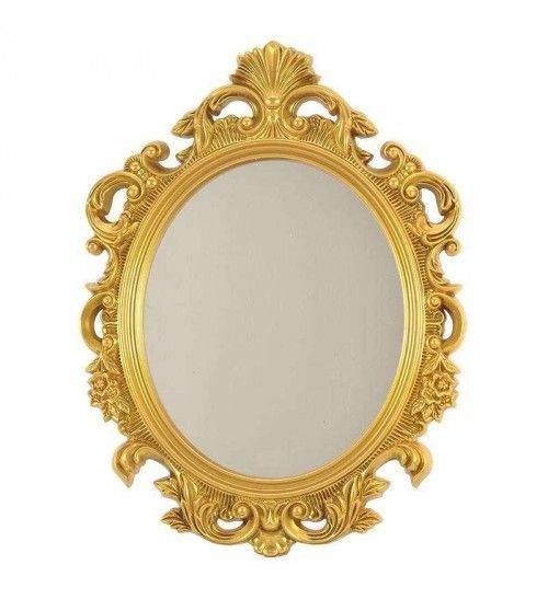 Plastic Wall Mirror In Antique Gold Color 70Χ3Χ89 | Mirrors In Plastic Wall Mirrors (Photo 13 of 15)