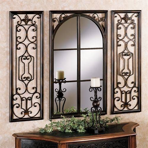 Provence Bronze Finish Wall Mirror Set Inside Set Of Wall Mirrors (View 15 of 15)
