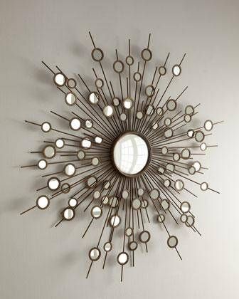 Raindrops' Mirror – Neiman Marcus Intended For Sunburst Wall Mirrors (View 4 of 15)