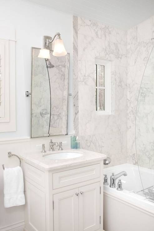 Rectangular Pivot Mirror – Traditional – Bathroom – Jodi Foster Regarding Pivot Mirrors For Bathroom (Photo 8 of 15)