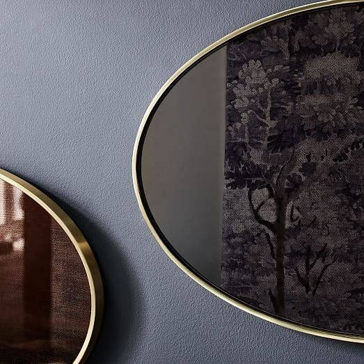 Scenery Wall Mirrors – Small Oval | West Elm With Small Oval Wall Mirrors (View 14 of 15)