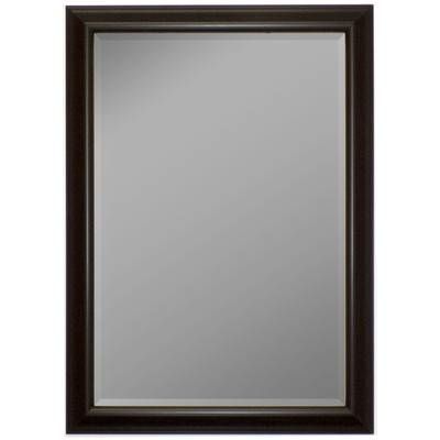 Second Look Mirrors Glossy Silver Smoked Black Wall Mirror Intended For Black Wall Mirrors (Photo 13 of 15)